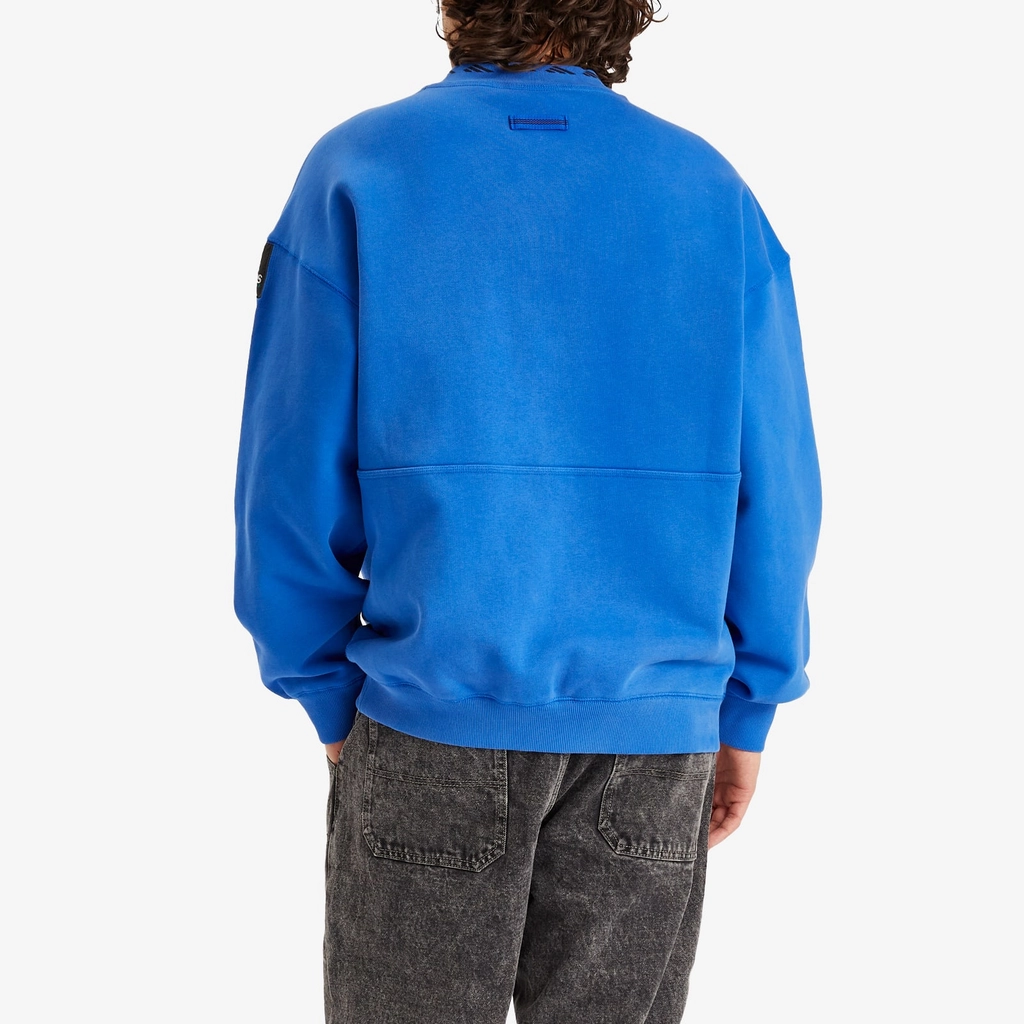 Adidas Originals Men's EQT Fleece Half Zip Sweatshirt Equipment Blue